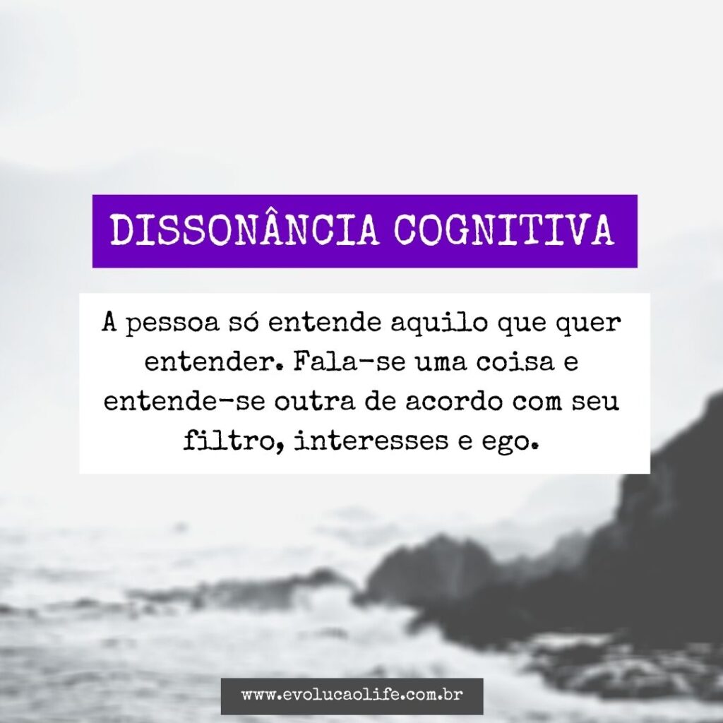O QUE É DISSONÂNCIA COGNITIVA ?