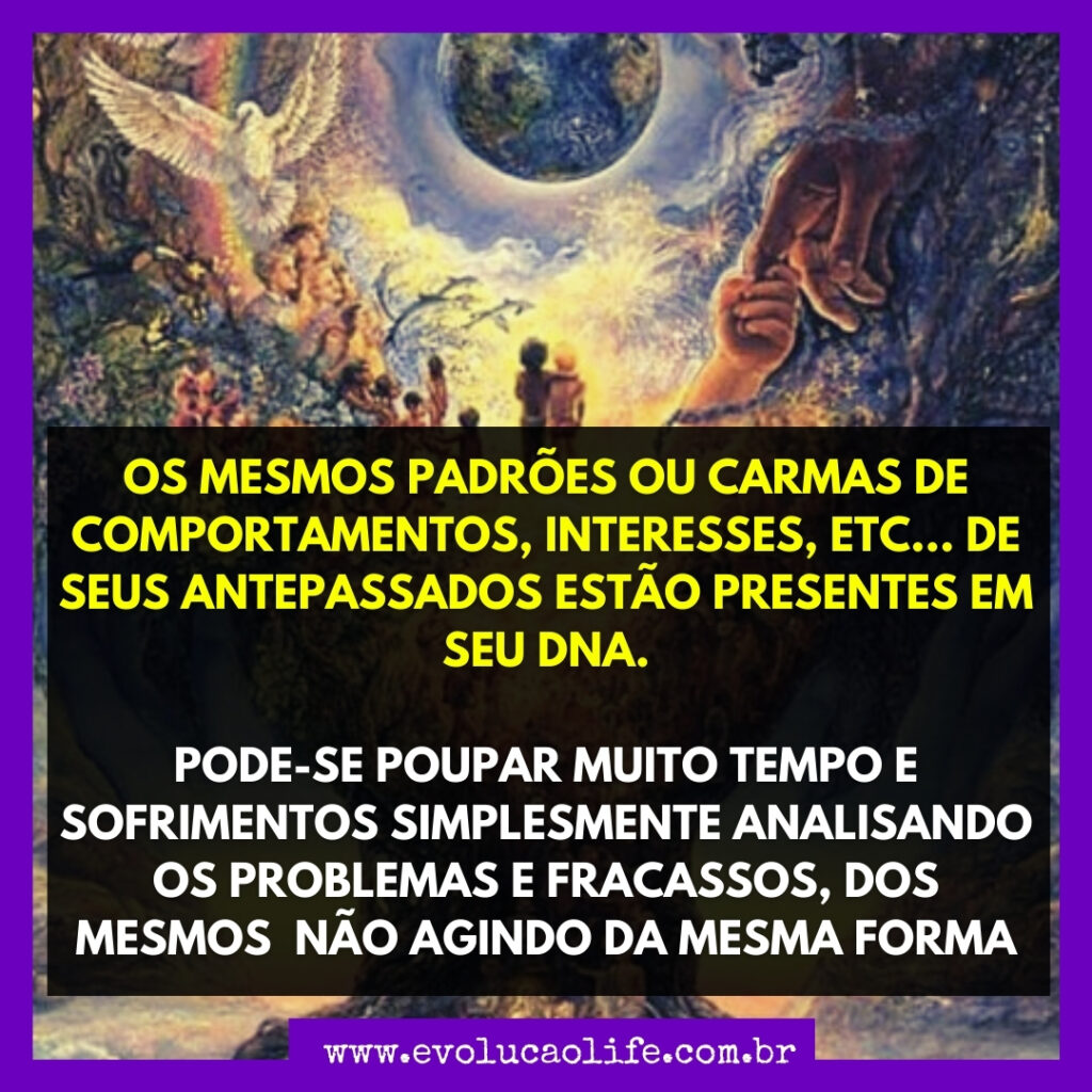 Os Carmas ou Padrões de seus Antepassados Estão em Seu DNA, Mude-os e Você Rompe estes Carmas