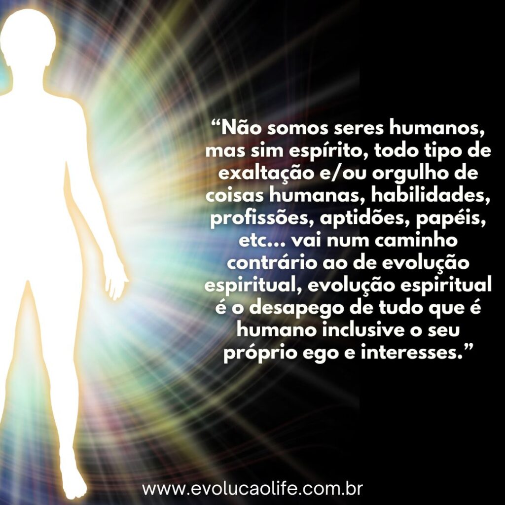 Não somos seres humanos, mas sim Espírito