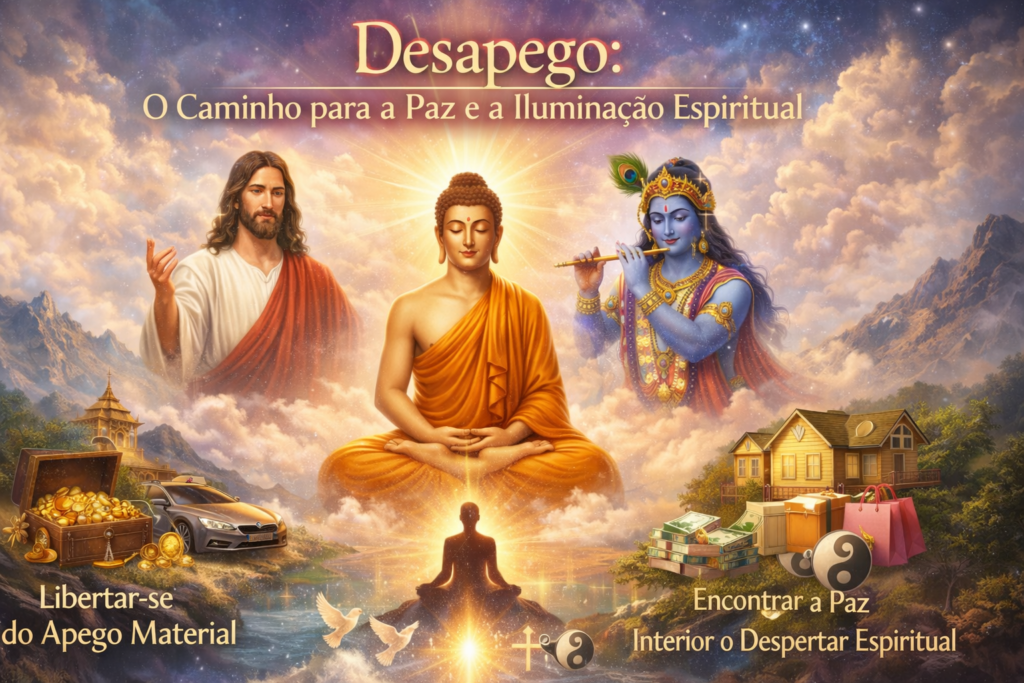Desapego Material e Humano, O Caminho que Todos Mestres como Jesus, Buda e Krishna Ensinam