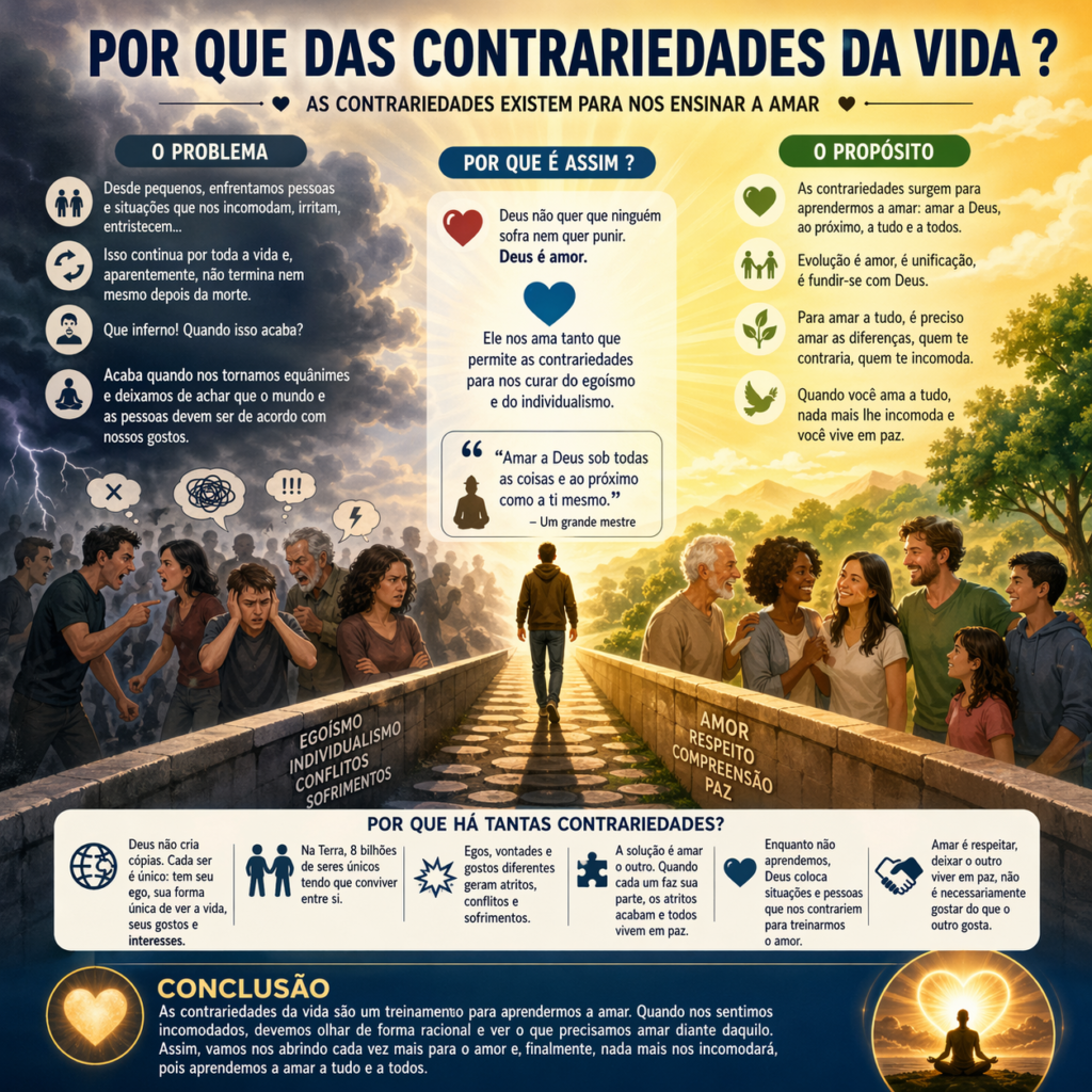Por que das Contrariedades em Nossa Vida?