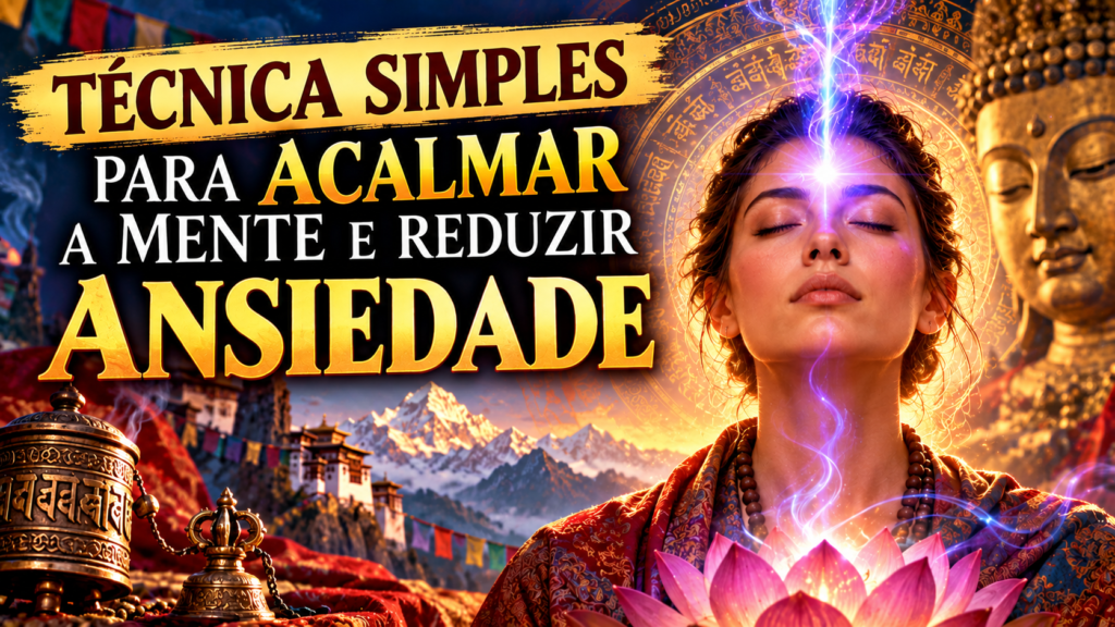 TÉCNICA SIMPLES PARA ACALMAR A MENTE E REDUZIR ANSIEDADE